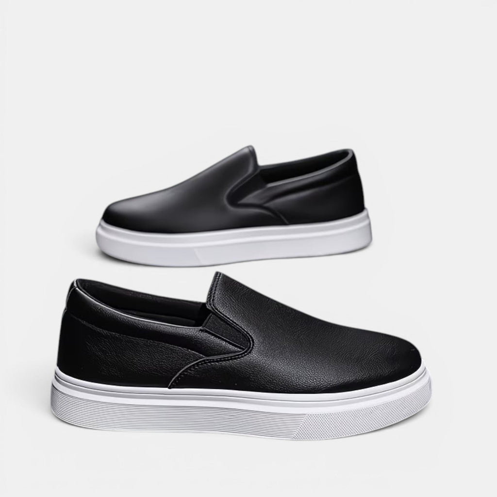 Baskets à Enfiler en Simili Cuir Homme Hector