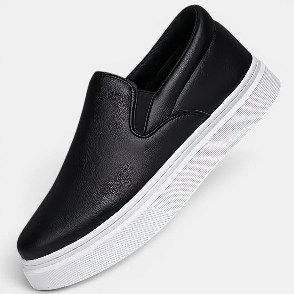Baskets à Enfiler en Simili Cuir Homme Hector