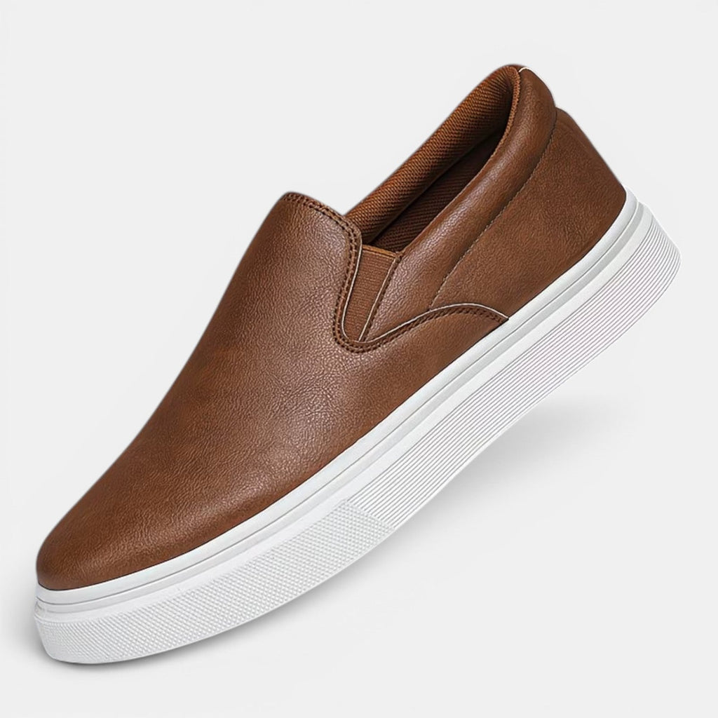 Baskets à Enfiler en Simili Cuir Homme Hector