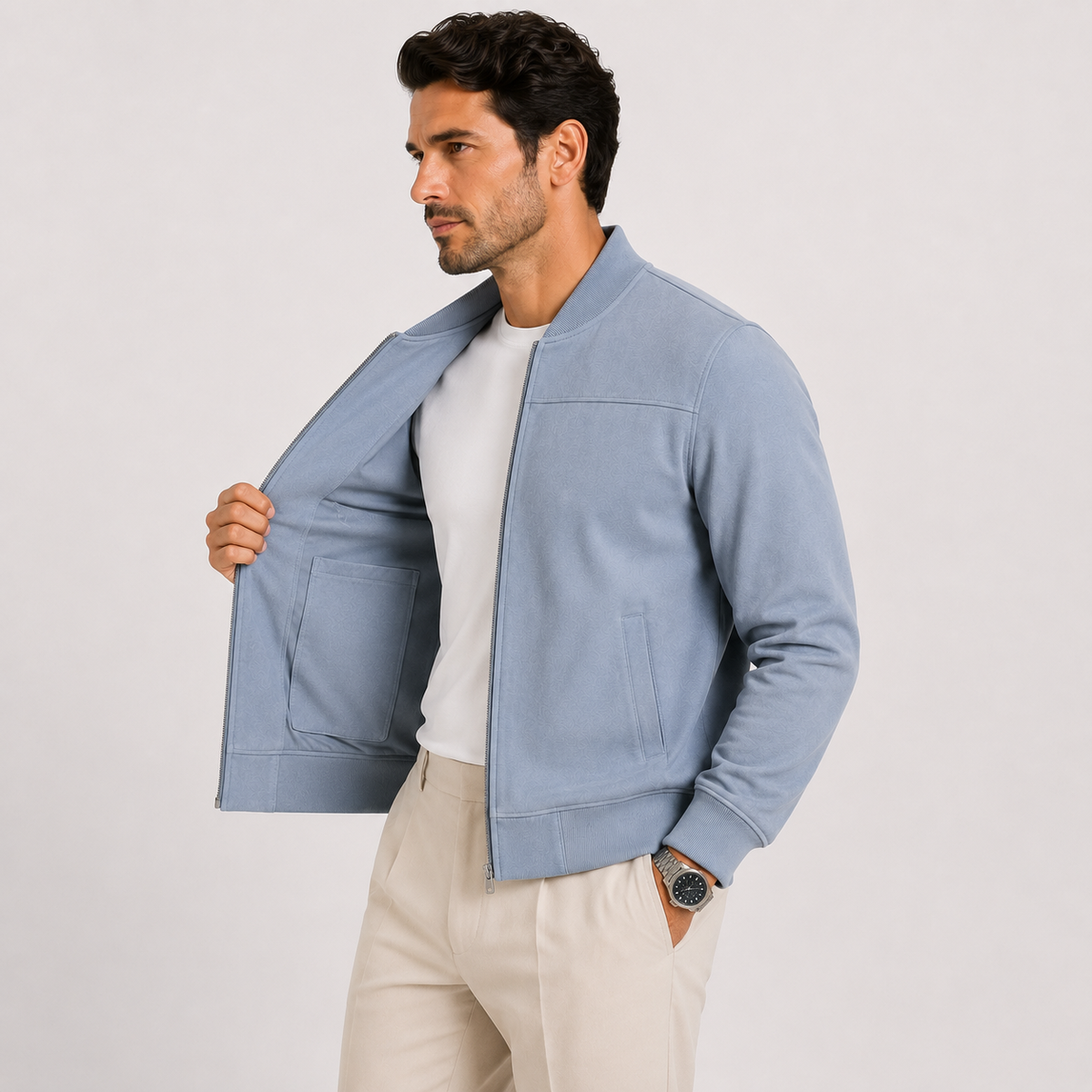 Bomber Aspect Daim Homme Lucas