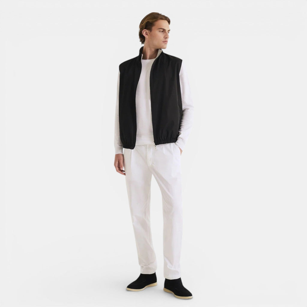 Doudoune Sans Manche Réversible Noir Homme Antoine