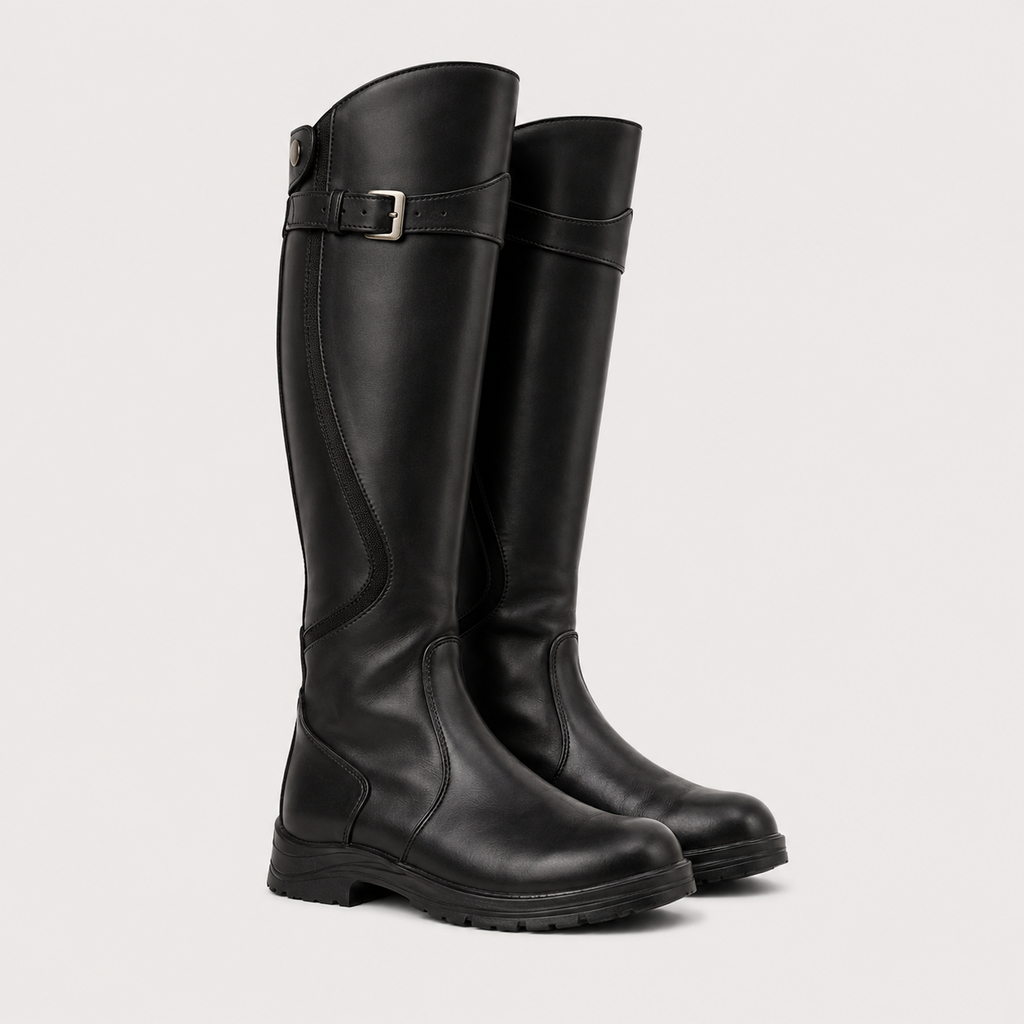 Bottes Cavalières Plates Femme Constance
