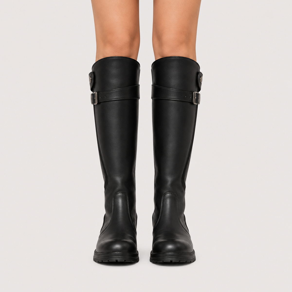 Bottes Cavalières Plates Femme Constance