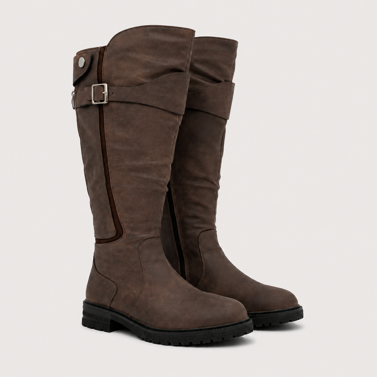 Bottes Cavalières Plates Femme Constance
