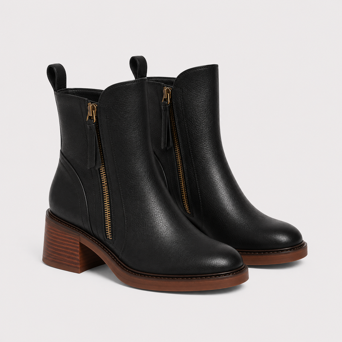 Bottines à Talon Carré Femme Sarah