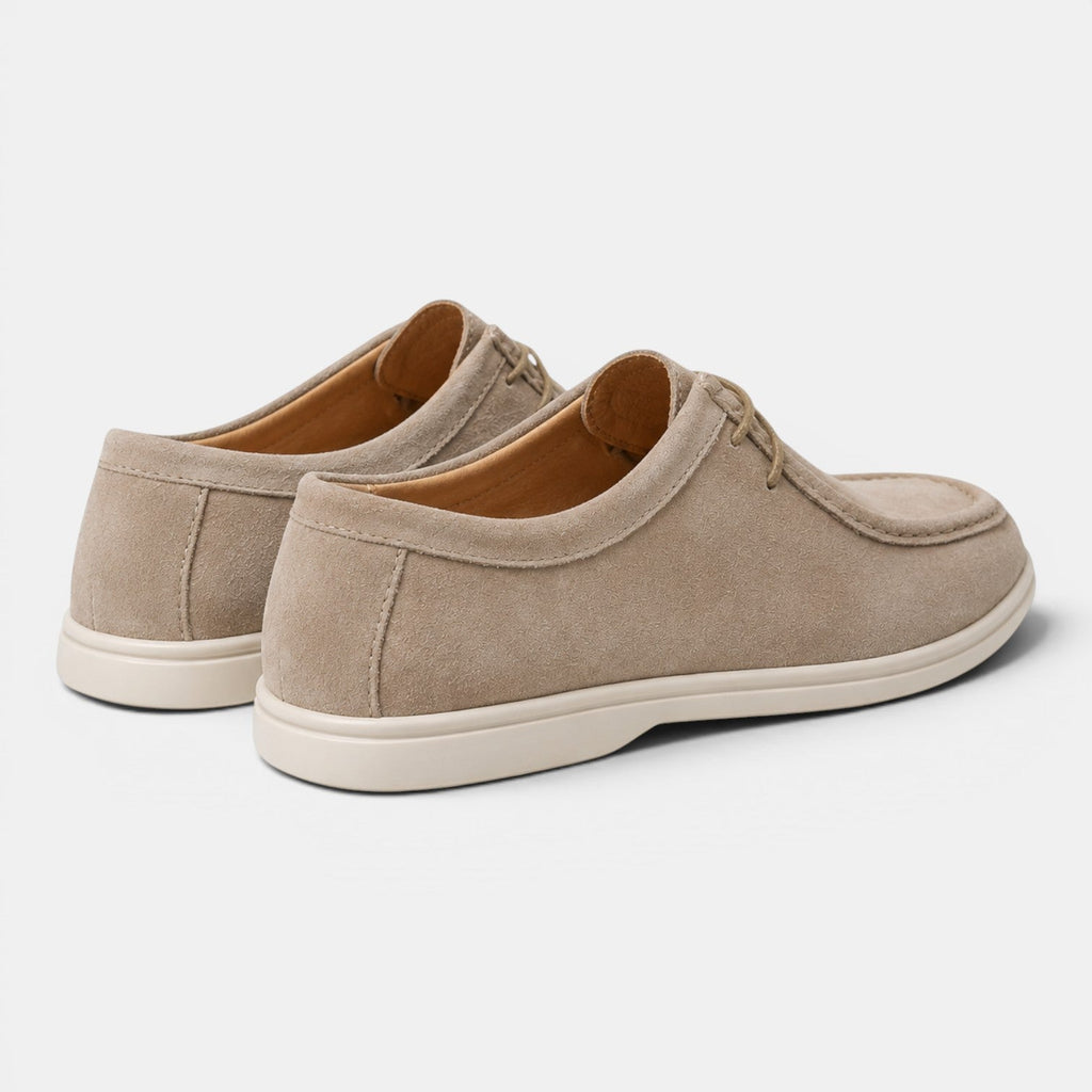 Mocassins Aspect Daim à Lacets Homme Bastien