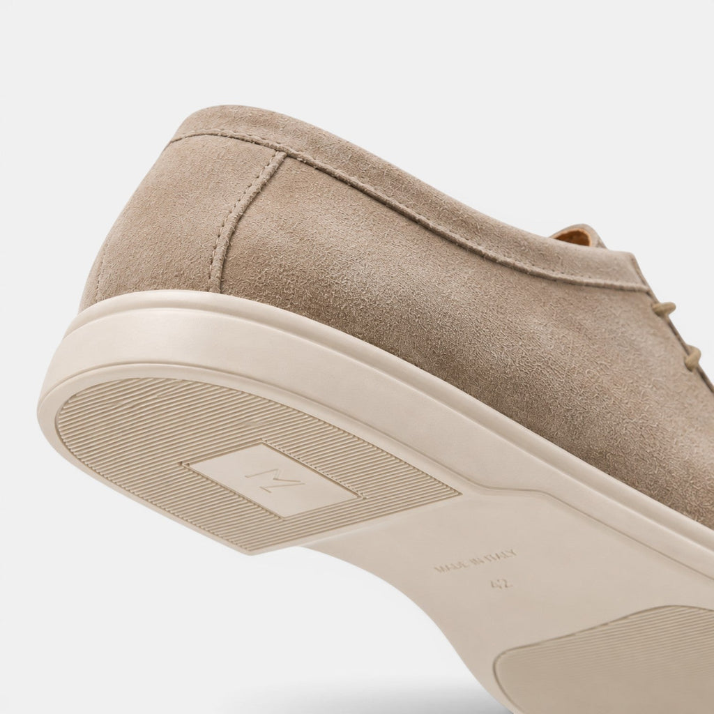 Mocassins Aspect Daim à Lacets Homme Bastien