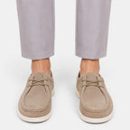 Mocassins Aspect Daim à Lacets Homme Bastien