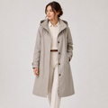 Imperméable Long à Capuche Femme Léa