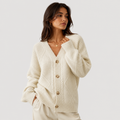 Gilet Col V en Maille Femme Agathe