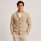 Cardigan Col Châle Torsadé Homme Arthur