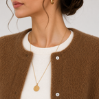 Gilet Court en Maille Col Rond Femme Manon