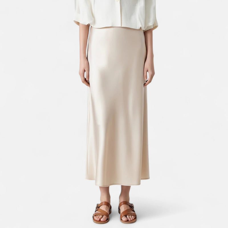 Jupe Longue Satinée Femme Diane