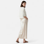 Jupe Longue Satinée Femme Diane