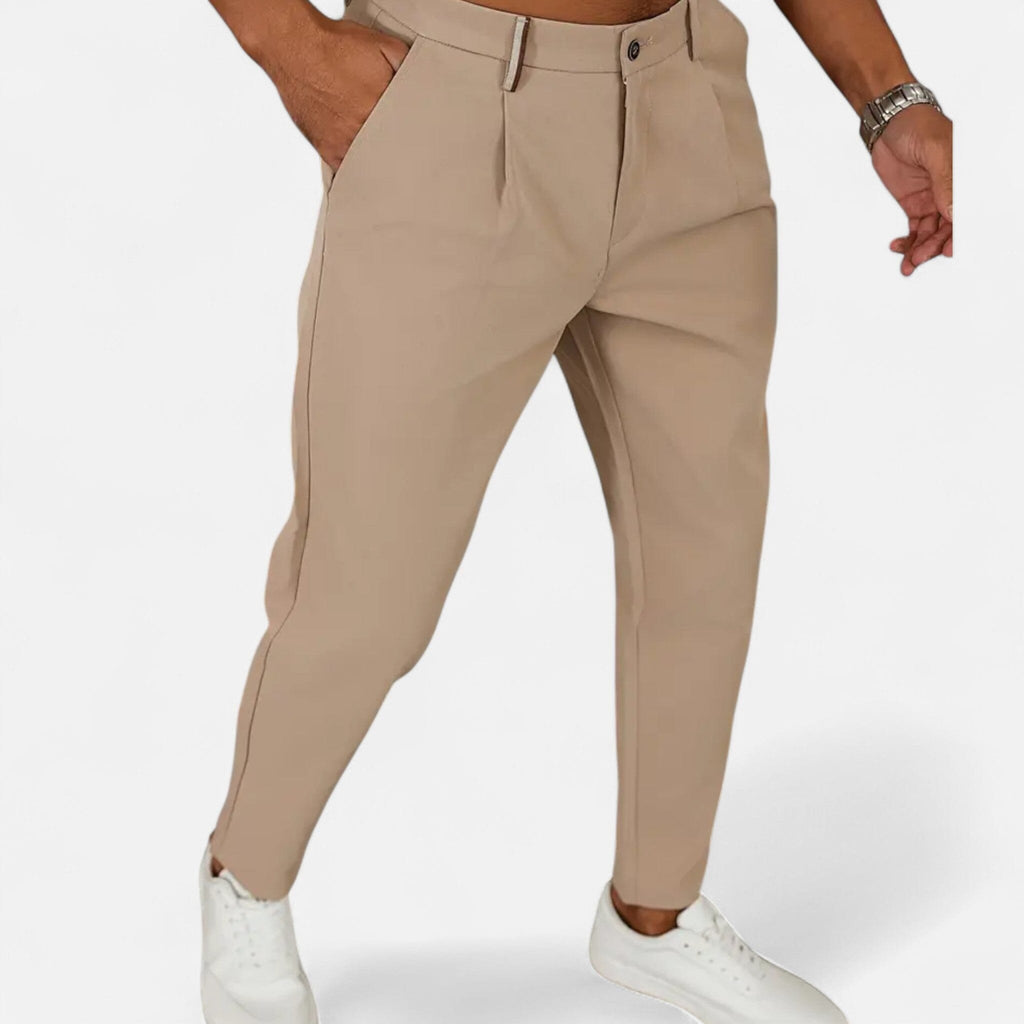 Pantalon à Pinces Fuselé Homme Nathan