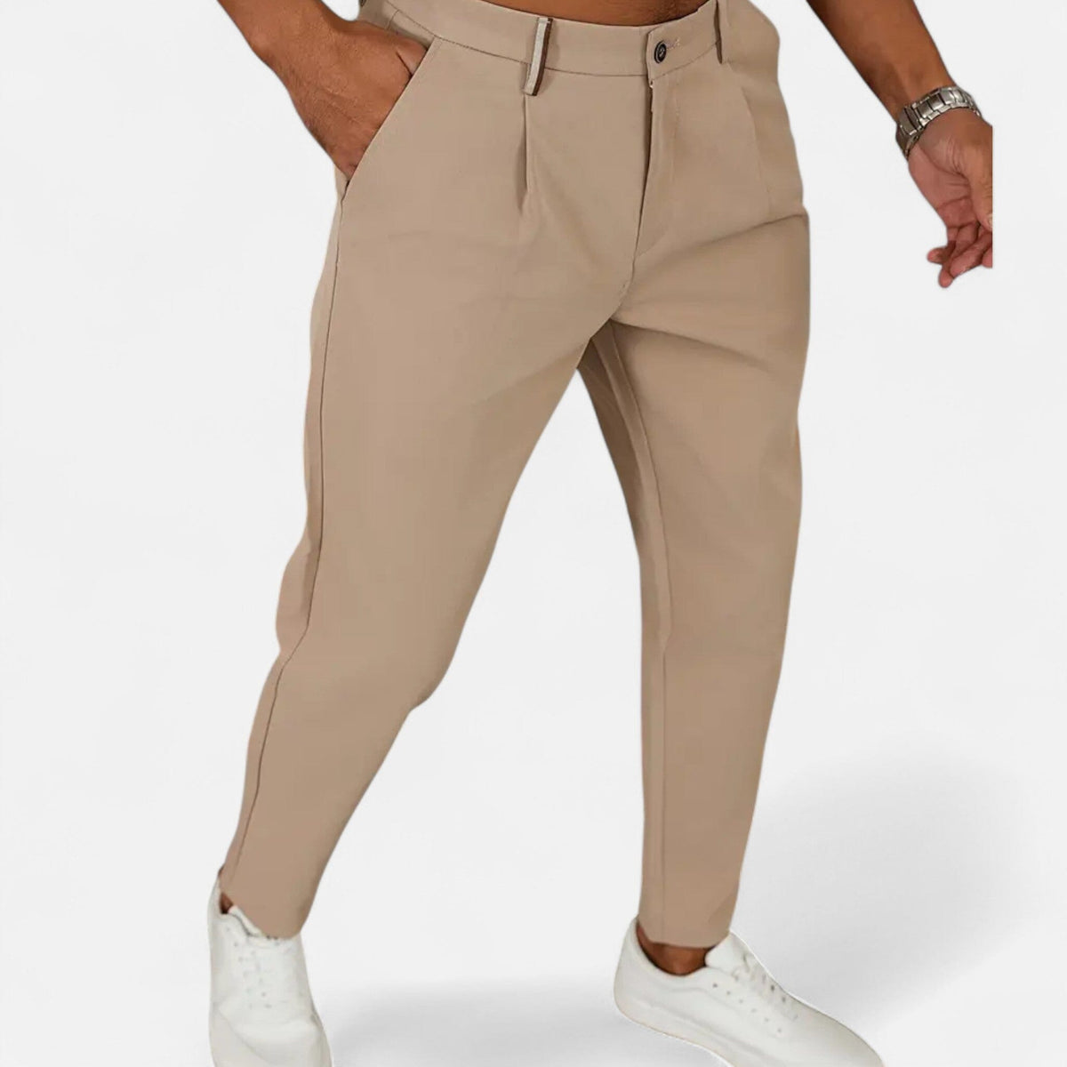 Pantalon à Pinces Fuselé Homme Nathan