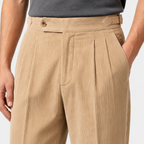 Pantalon Velours Côtelé à Pinces Homme Simon