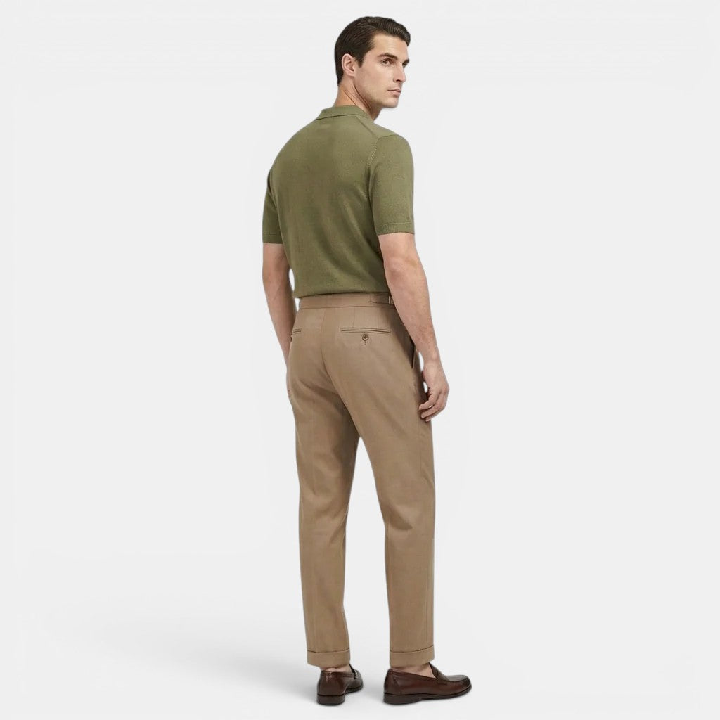 Pantalon à Pinces Taille Haute Homme Gabriel