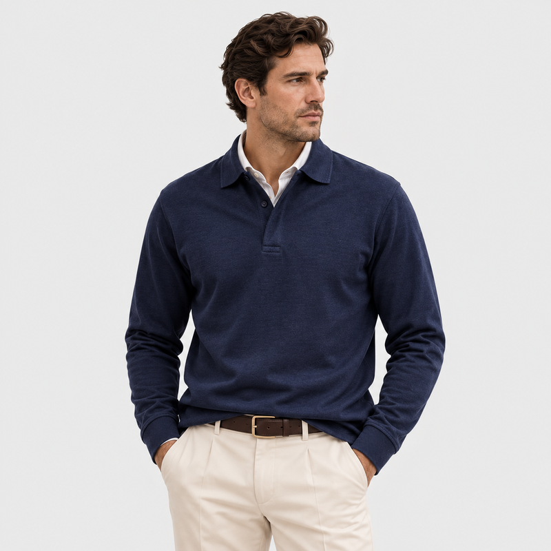 Polo Manches Longues Homme Mathis