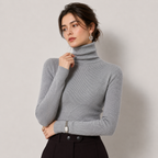 Sous Pull Col Roulé Effet Cachemire Femme Mathilde