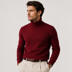 Pull Col Roulé en Maille Homme Baptiste