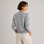 Pull à Pois Col Rond Femme Lucie
