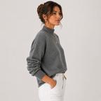 Pull Col Montant en Maille Femme Maëlle