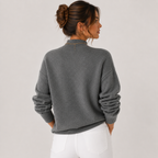 Pull Col Montant en Maille Femme Maëlle