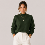 Pull Col Montant en Maille Femme Maëlle