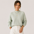 Pull Col Montant en Maille Femme Maëlle