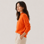 Pull Col Montant Effet Cachemire Femme Lise