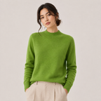 Pull Col Montant Effet Cachemire Femme Lise