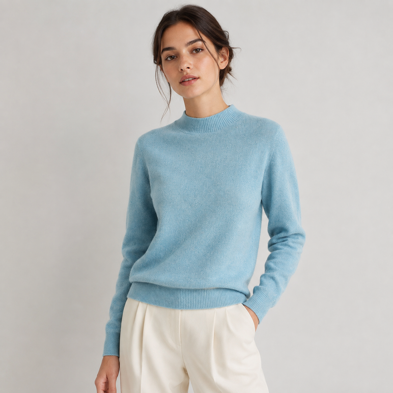 Pull Fin Col Montant Femme Lisa