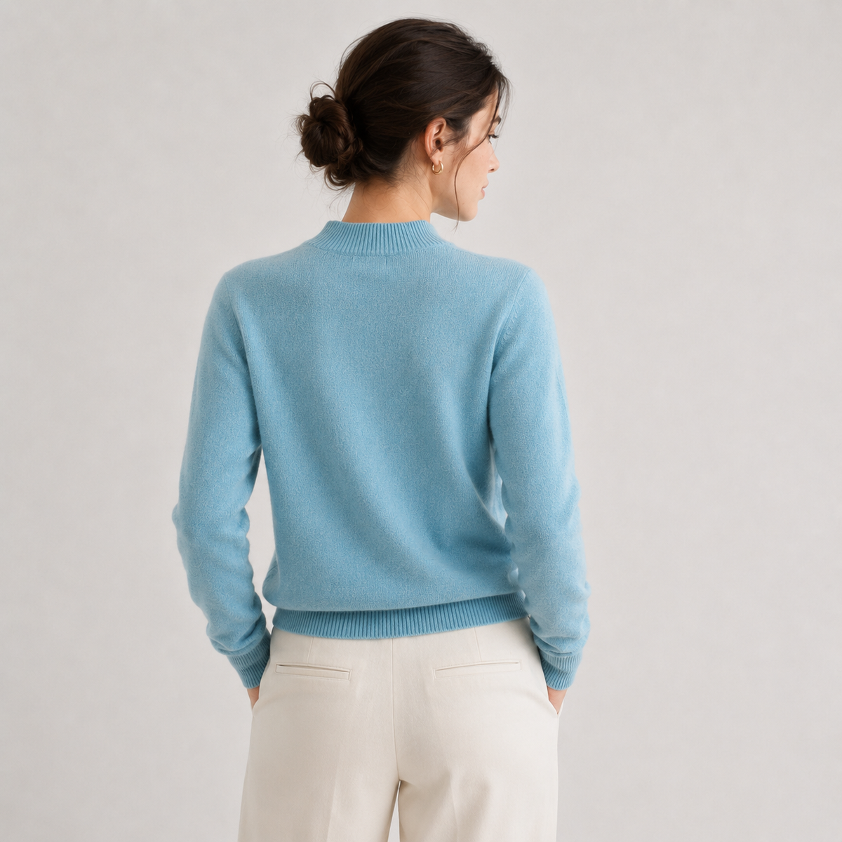 Pull Fin Col Montant Femme Lisa