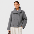 Caban Court Croisé Femme Jeanne