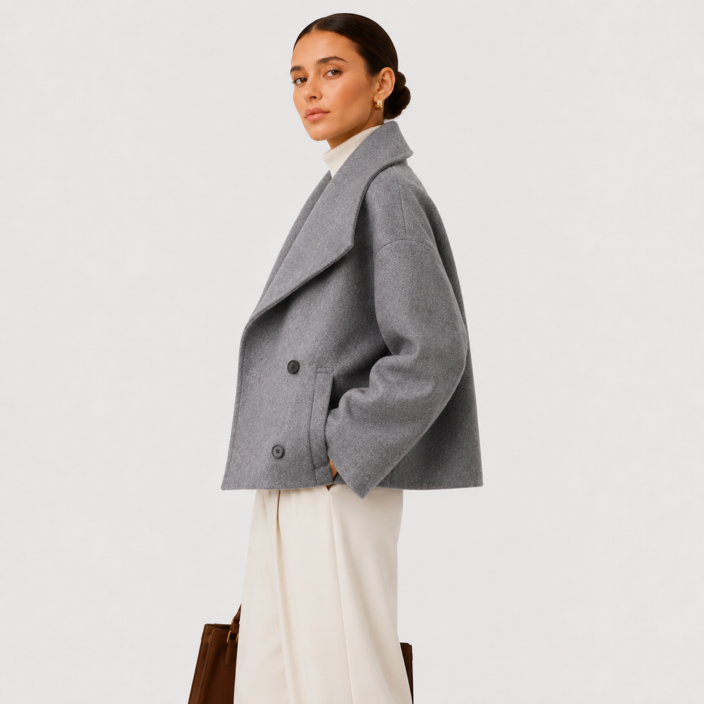 Caban Court Croisé Femme Jeanne