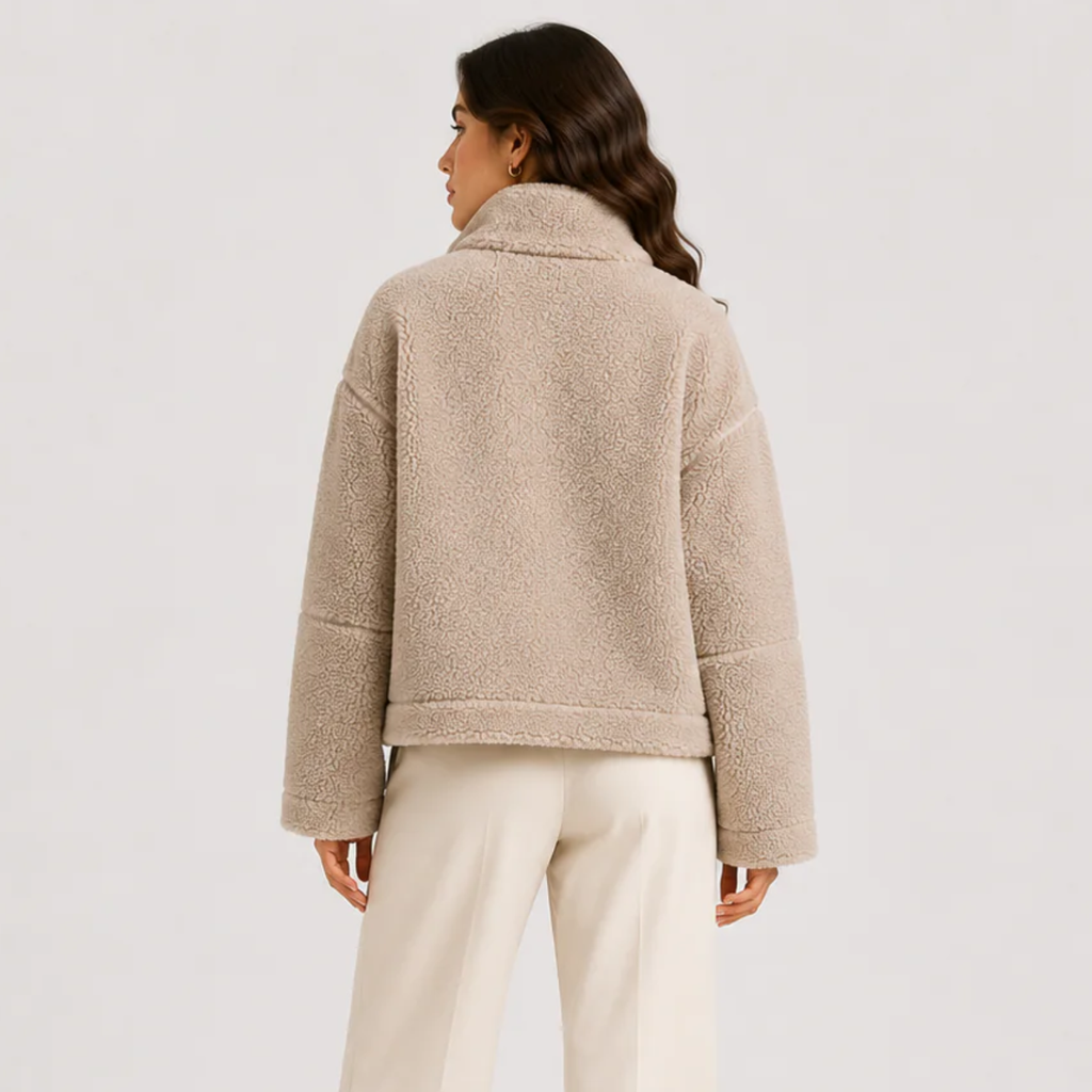 Veste Sherpa Zippée Femme Nina