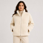 Veste Sherpa Zippée Femme Nina