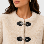 Veste Moumoute à Brandebourgs Femme Margot