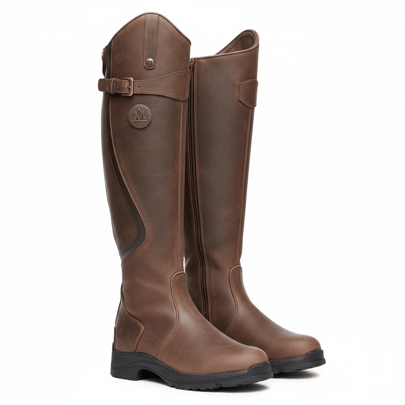 Bottes Cavalières Hautes Plates Femme Capucine
