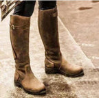 Bottes Cavalières Hautes Plates Femme Capucine