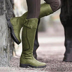 Bottes Cavalières Hautes Plates Femme Capucine