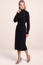 Robe Pull Col Roulé Ceinturée Femme Maud