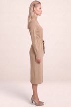 Robe Pull Col Roulé Ceinturée Femme Maud