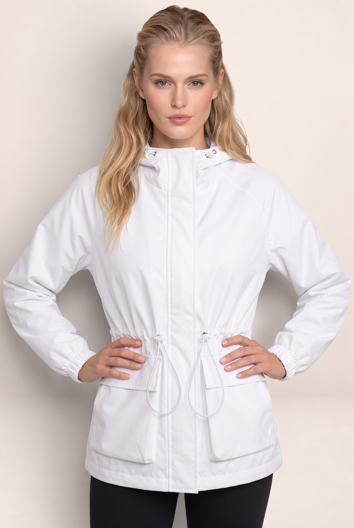 Parka Imperméable à Capuche Femme Clarisse