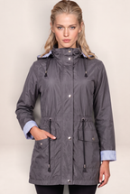 Parka à Capuche Cintrée Femme Emmanuelle