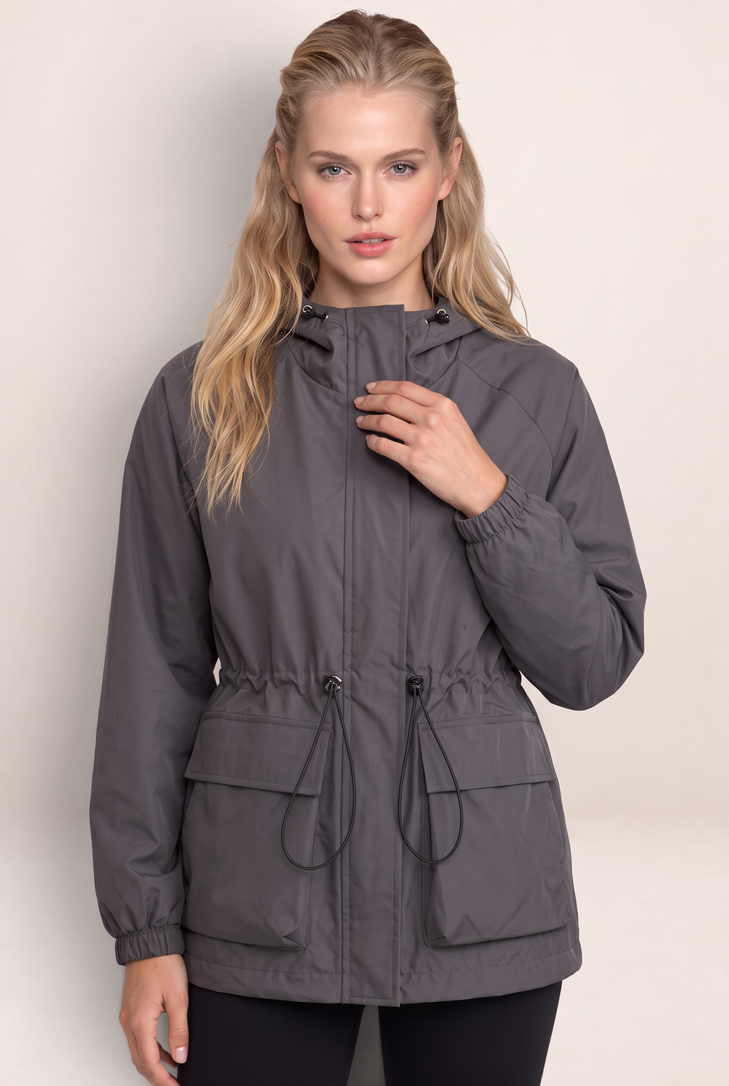Parka Imperméable à Capuche Femme Clarisse