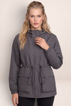 Parka Imperméable à Capuche Femme Clarisse