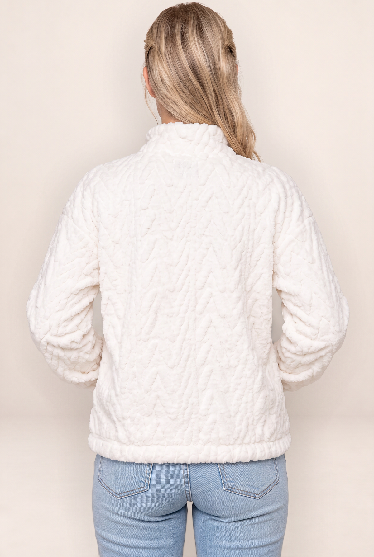 Polaire Demi Zip Col Montant Femme Priscille