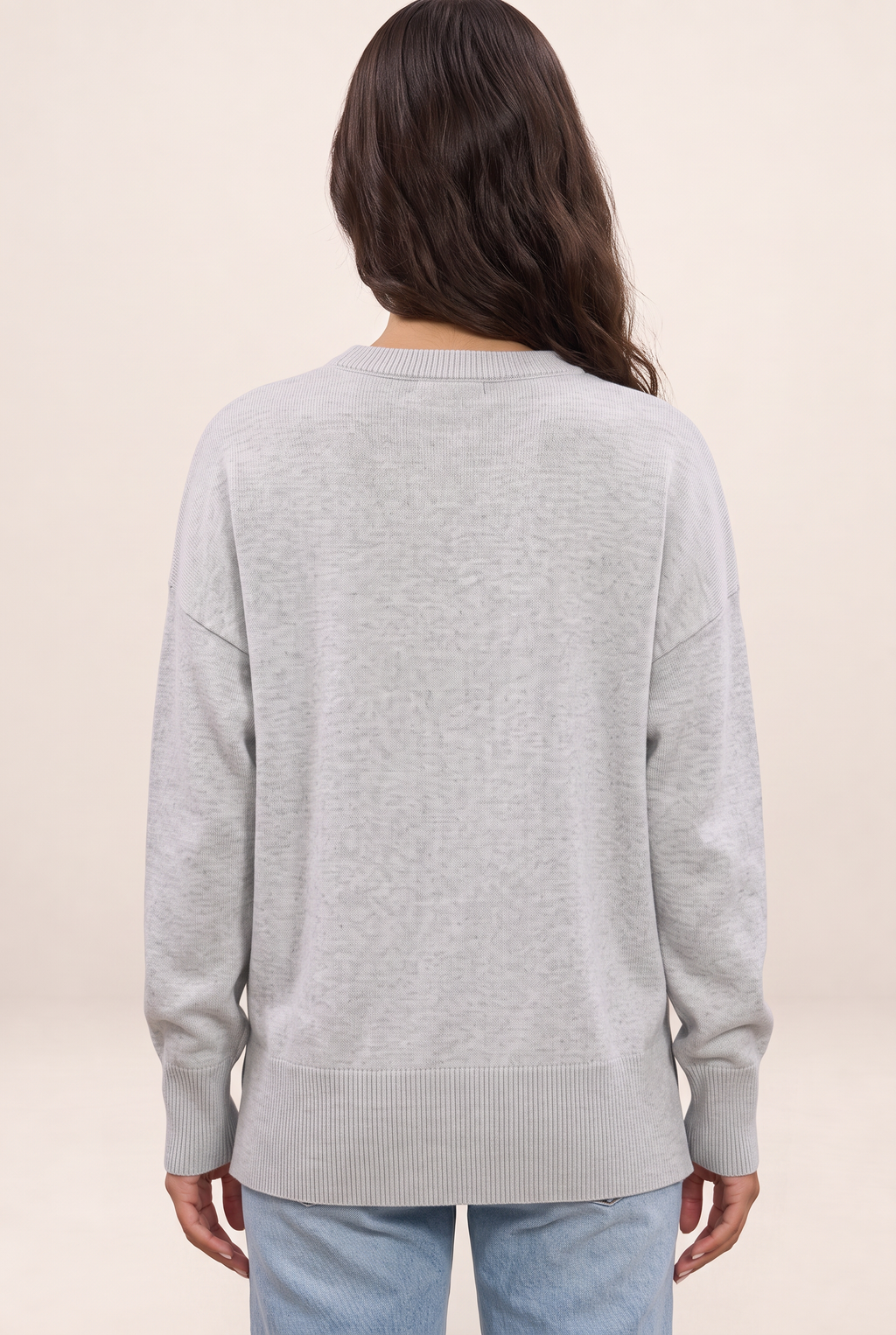 Pull Oversize Col Rond Femme Joanna